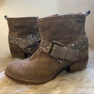 Josef Seibel suede booties